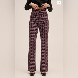 Mango Retro-print pants women’s XL
